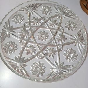 antique holiday platter never used